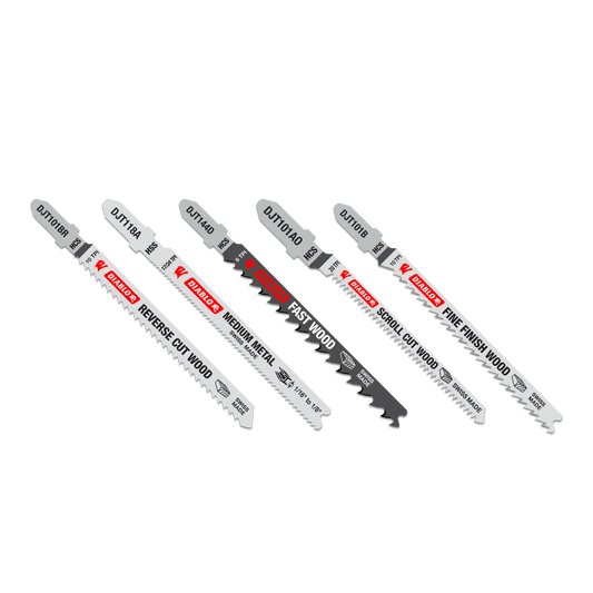 Jig Saw Blade Set for Wood & Metal (5-Piece)
