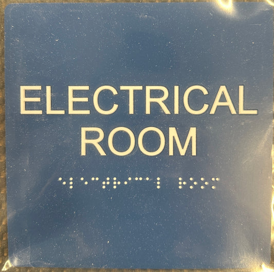 Electrical Room Wall Blue 6x6