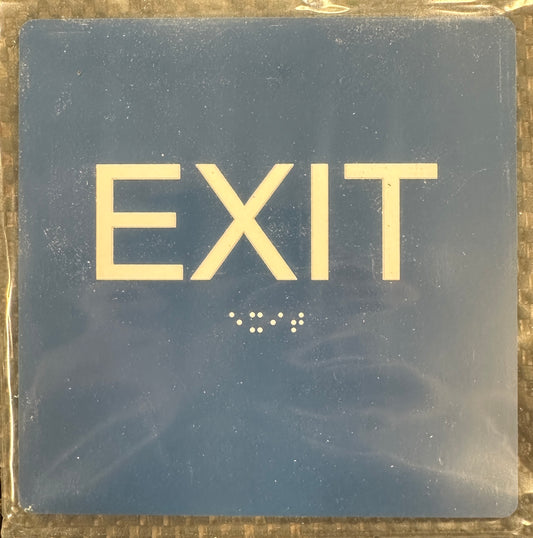 Exit Wall Blue 6x6